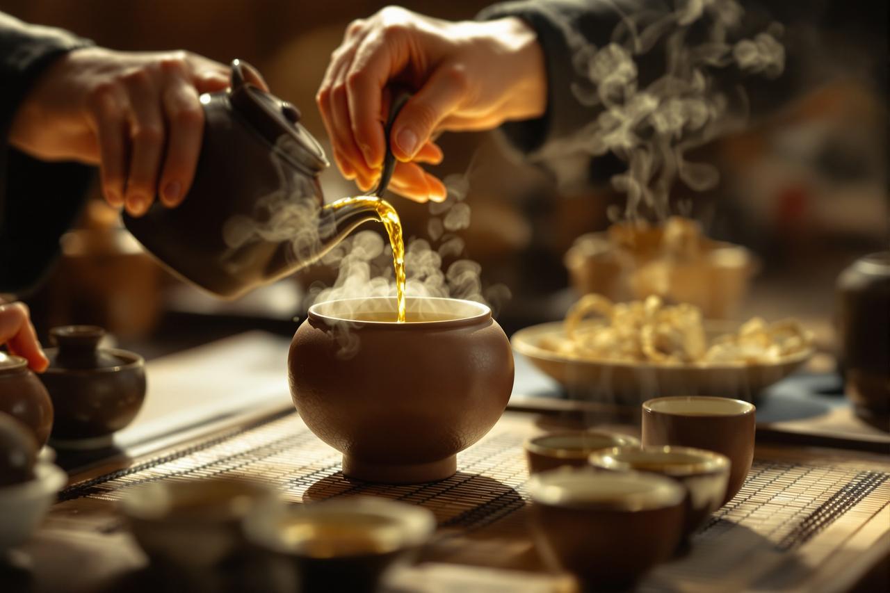 《茶香里的中国》剧照 - 茶艺展示